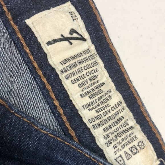 PREMIUM INDIGO REIN CROP SKINNY JEANS 7/29x23 😎 - Picture 4 of 11